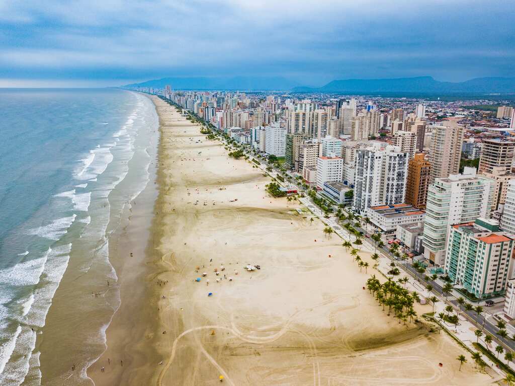 Vista aérea de Praia Grande
