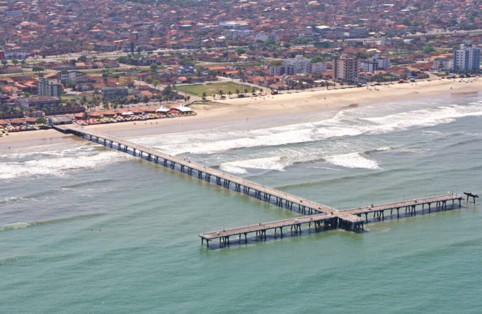 Vista aérea de Mongaguá